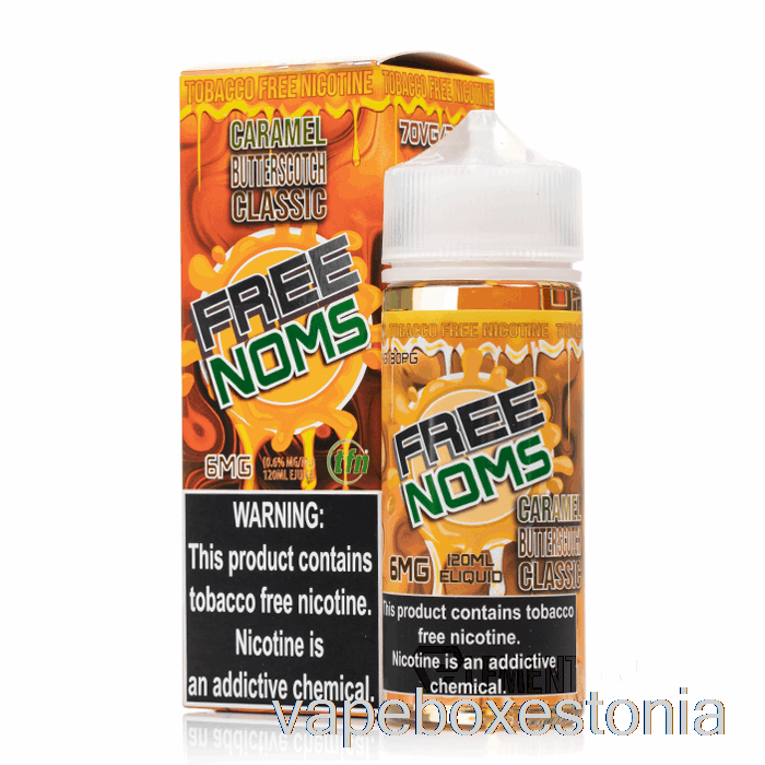 Vape Box Estonia Caramel Butterscotch - Nomenon E-liquid - 120ml 0mg